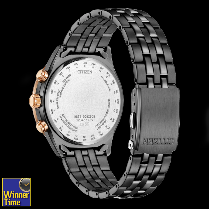 นาฬิกา CITIZEN Eco-Drive Radio-Controlled Moon Phase รุ่น BY1036-53L