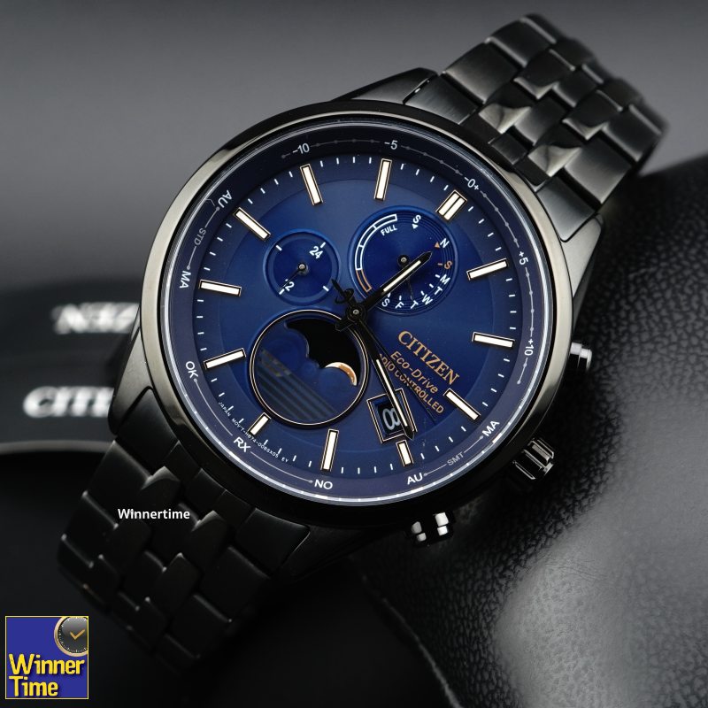 นาฬิกา CITIZEN Eco-Drive Radio-Controlled Moon Phase รุ่น BY1035-56L