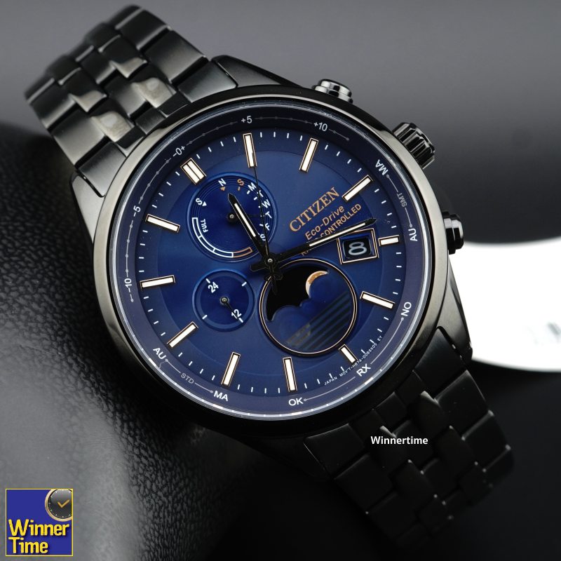 นาฬิกา CITIZEN Eco-Drive Radio-Controlled Moon Phase รุ่น BY1035-56L