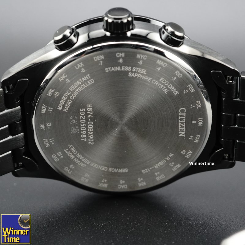 นาฬิกา CITIZEN Eco-Drive Radio-Controlled Moon Phase รุ่น BY1035-56L