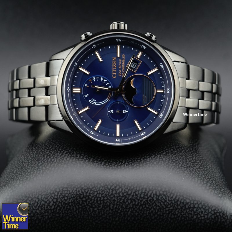 นาฬิกา CITIZEN Eco-Drive Radio-Controlled Moon Phase รุ่น BY1035-56L