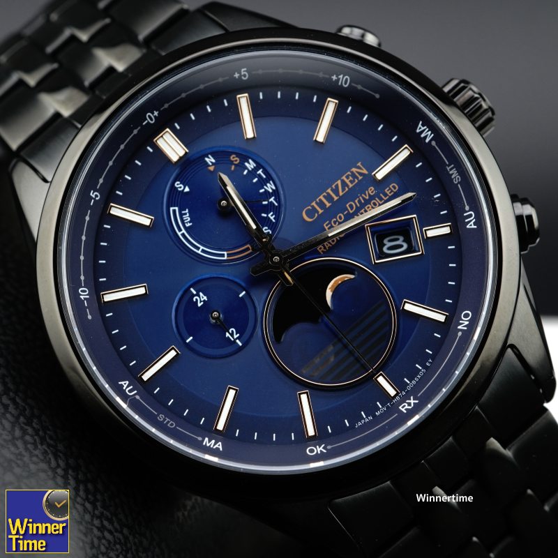นาฬิกา CITIZEN Eco-Drive Radio-Controlled Moon Phase รุ่น BY1035-56L