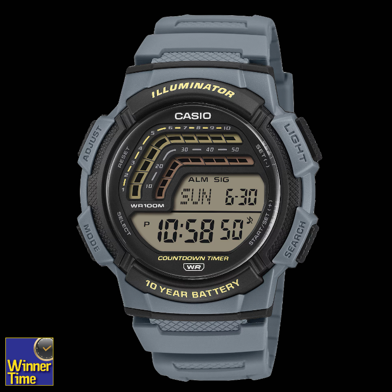 นาฬิกาCASIO ดิจิตอล รุ่น WS-1800-2AVนาฬิกาCASIO ดิจิตอล รุ่น WS-1800-2AV