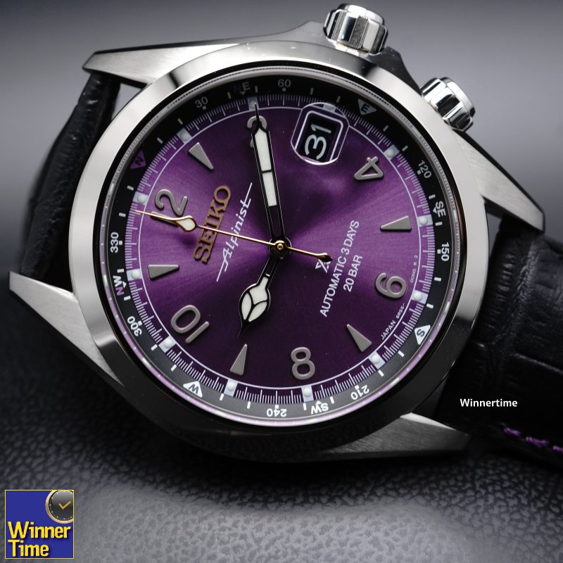 นาฬิกาข้อมือผู้ชาย 145th Anniversary Prospex Alpinist Mechanical Limited Edition รุ่น HBC006J สีม่วง