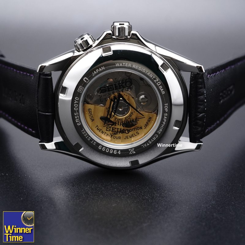 นาฬิกาข้อมือผู้ชาย 145th Anniversary Prospex Alpinist Mechanical Limited Edition รุ่น HBC006J สีม่วง