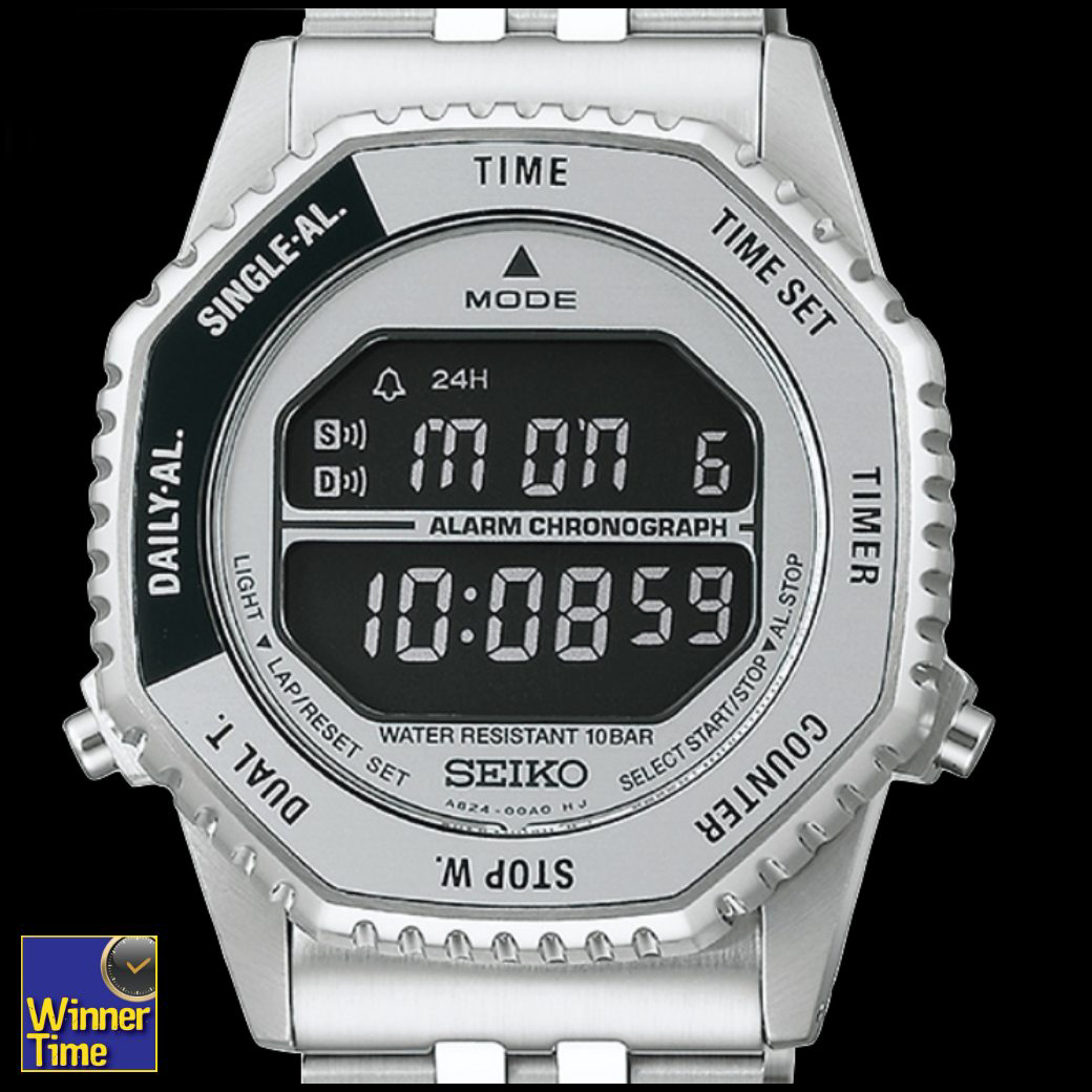 นาฬิกาข้อมือ SEIKO Digital Quartz Rotocall รุ่น HFL002P,HFL002P1,HFL002